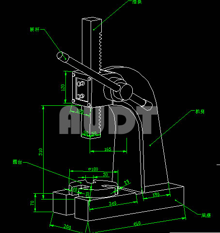 普通型JP大吨位手扳压力机产品